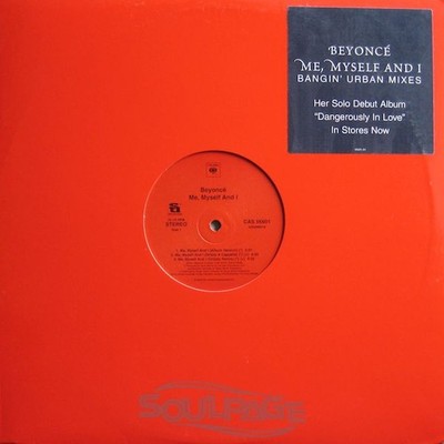 Beyoncé - Me, Myself And I (Urban Mixes) - 12'' US Promo NEU