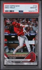2025 Topps Now Mike Trout Los Angeles Angels #742 PSA 10