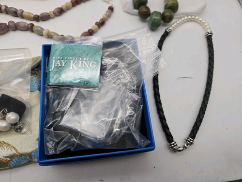 Pearls Turquoise Etc 925 14k Beads Necklace + Lot Honora Imperial Nicky Butler - Picture 2 of 18