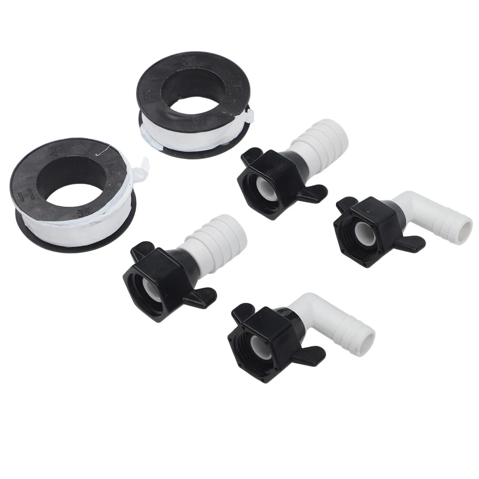 Adaptateur coude barbelé installation pour pompe à eau pour camping-car NPT - Photo 2/4