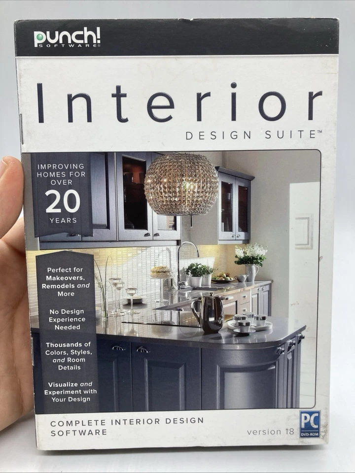 Interior Design Suite Version 18 by Punch! Software PC DVD-ROM New/Sealed - Image 2 of 4