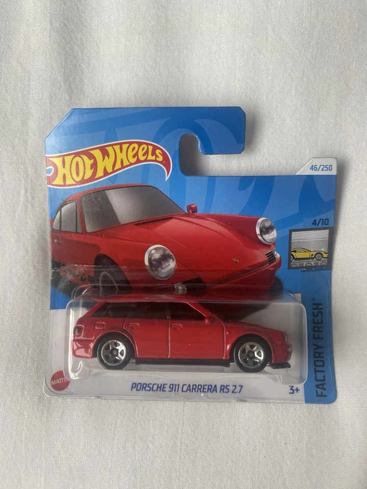 Tarjeta incorrecta Porsche RS2.7 94 error de fábrica Hot Wheels error 94 Foto 3 de 3