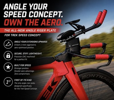 Trek Speed Concept Riser Winkelplatte Aero Cockpit Sram AXS-15 Grad 