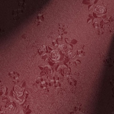 Erfoni 118''x17.7'' Peel and Stick Wallpaper Dark Red 17.7'' x 118'', Retro 