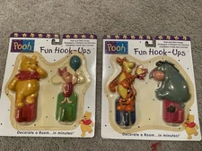 Vintage Disney Priss Prints Winnie The Pooh Fun Hook Ups Peel & Stick Wall