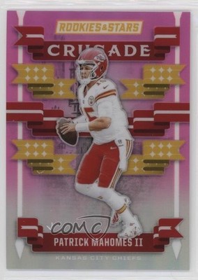 2024 Panini Rookies & Stars Crusade Pink 72/75 Patrick Mahomes II #C-PMS 19jf
