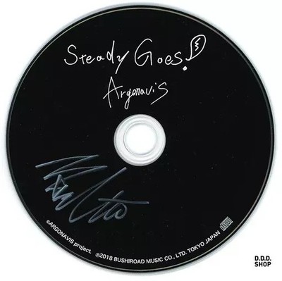 Argonavis - Steady Goes! CD Single Autographed by Masahiro Ito Japanese Import