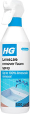 HG Limescale Remover Foam Spray Kitchen & Bathroom Cleaner, Anti-Scale Surface