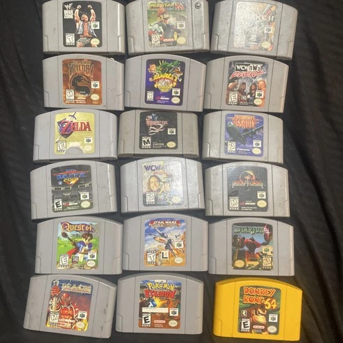 N64 Game Lot (games Only) 18 games