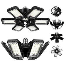 LED Garage Lights Bulb 2 Pack 180W 18000LM 6500K Led Shop Light with 6 Plus 1...