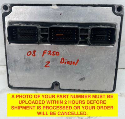   2003 FORD F250 F350 DIESEL POWER STROKE 6.0L ECU 3C3A-12A650-BDH