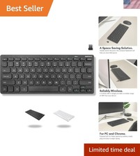 Portable 2.4G Wireless Mini Keyboard with 78 Keys for Travel  Home Office
