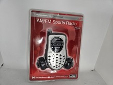 BRAND NEW Durabrand AM/FM Sports Radio Model PR-355 W/ Deluxe Stereo Headphones