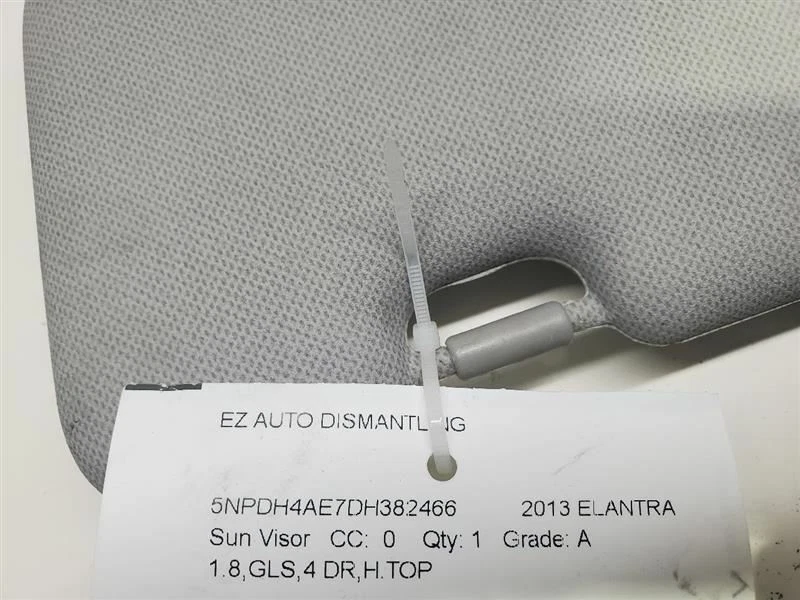 2011-2017, Hyundai Elantra, Psngr Sun Visor Coupe Roof, 1.8, PN: 85220-3X290-TX - Imagem 4 de 4