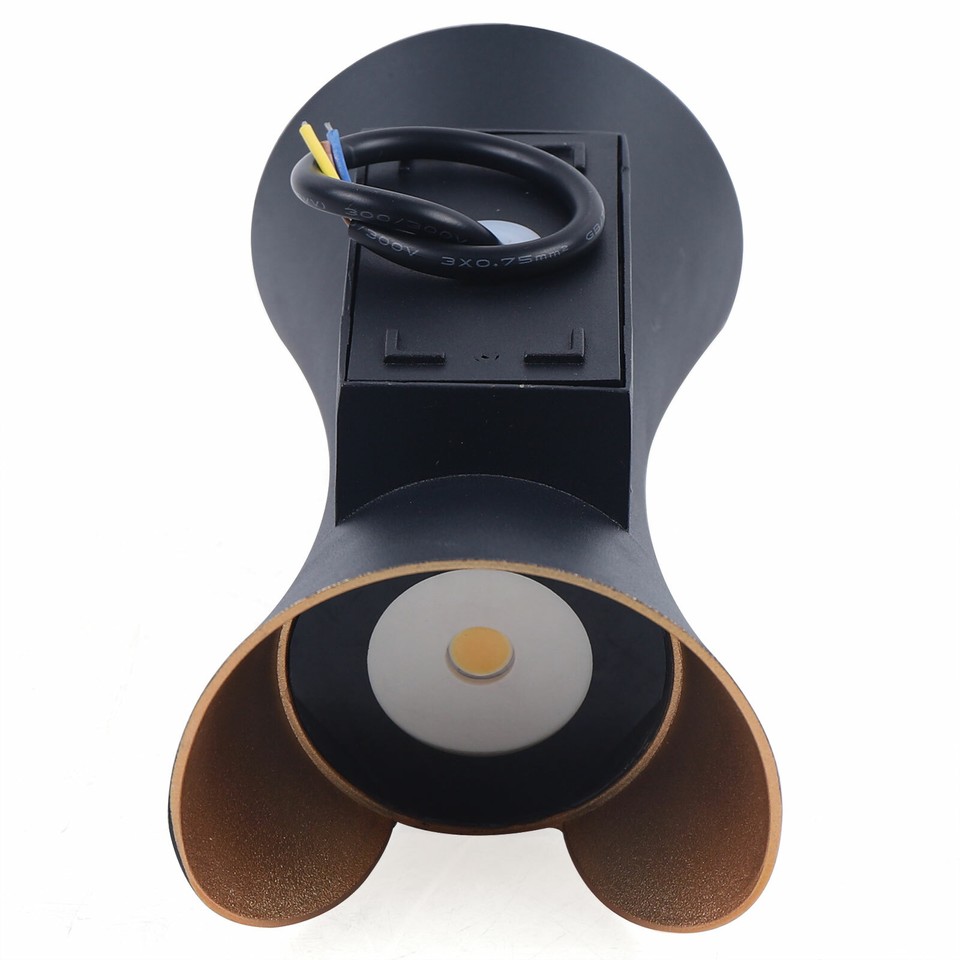 Decorative Wall Sconce Up Down Wall Light Fixture Aluminum Art Deco ...