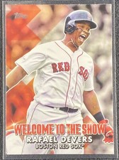 2022 Topps Series 1 RAFAEL DEVERS Welcome To The Show Insert WTTS-18 - Red Sox