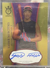 2021 Onyx Premium Yasser Mercedes Prospect Auto Gold 3/15 Minnesota Twins