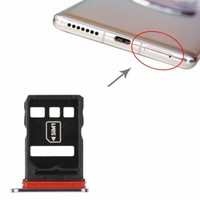 FüR Huawei Mate 40 SIM Card Tray + NM Card Tray Karten Halter Schwarz Neu