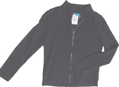Med FRESH PRODUCE black Navigator Jacket NWT mid weight cotton zip up