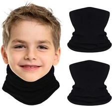 Kids Neck Warmer Gaiter Winter Fleece Snood Thermal Windproof Ski Tube Scarf US
