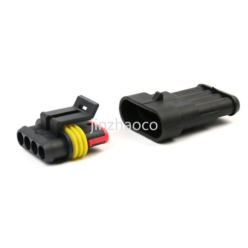 26Set Connettore Filo Elettrico Impermeabile Automobile Spina 1-4 Pin Spina Kit - Foto 7 di 8