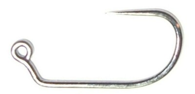 Nimrod's Tackle BARBLESS 60 DEGREE JIG FLY TYING HOOKS Black Nickel Finish