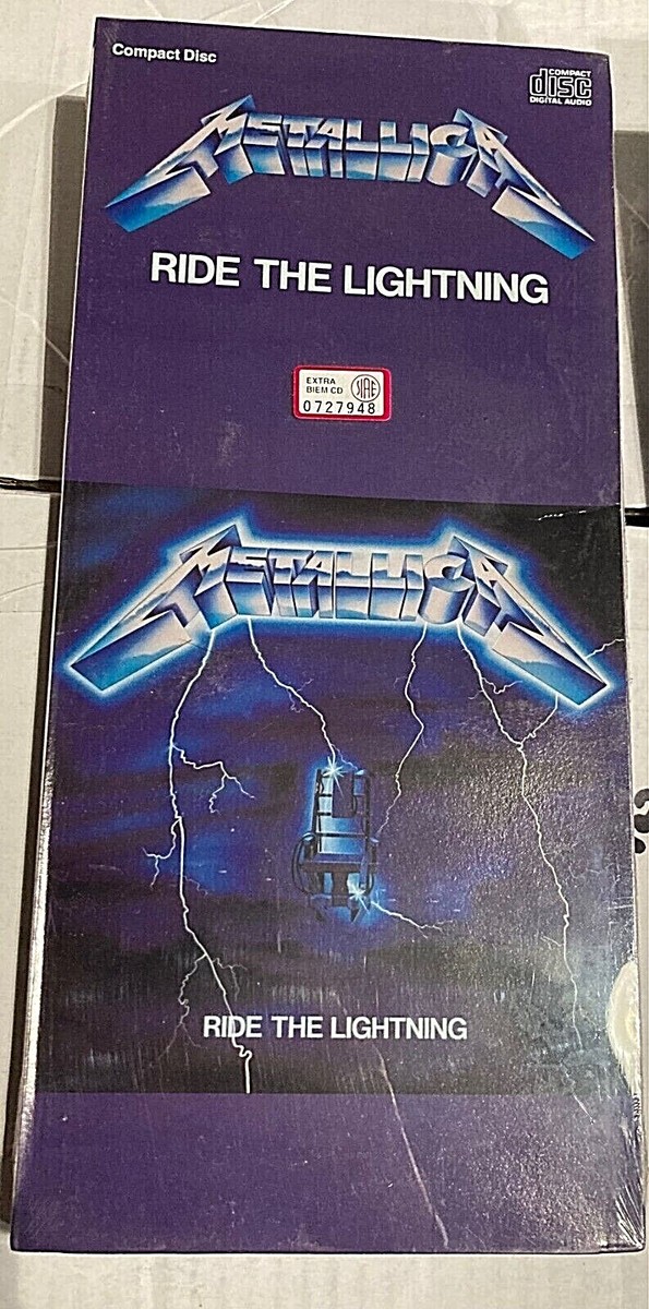 【Sealed】llica Ride the Lightning Box Metallica ‎– Ride The Lightning - CD LONGBOX USA