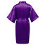 miniature 25  - Enfants Filles Couleur unie satin Kimono Robe De Chambre Peignoir Chemise de nuit sleepwear Spa Ball