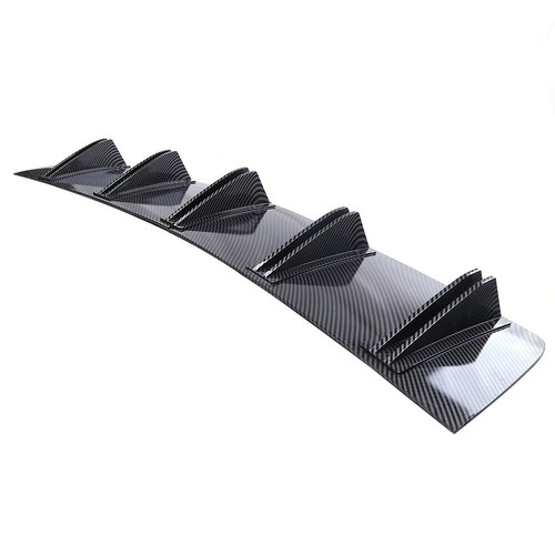 For Acura TL Rear Bumper Diffuser Carbon Fiber Shark Fins Spoiler Splitter Lip - Picture 7 of 15