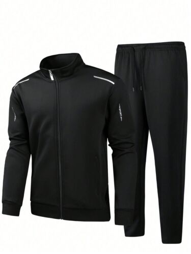 New Men's Sweatsuit Set, Jacket & Pants, Sports Suit For Autumn/Winter
