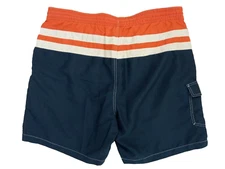 Men's Size  L Caribbean Joe Blue Board Swim Trunks Shorts Lined Bathing