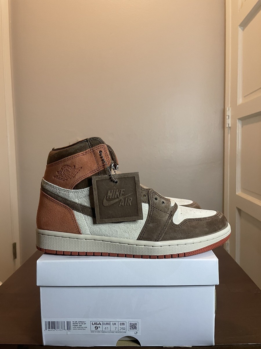 Jordan 1 High Retro High OG SP Dusted Clay FQ2941-200 Size 9.5W