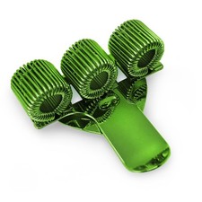 Triple Metal Pen Holder with Pocket Clip - Ideal For Doctors/Nurses Green