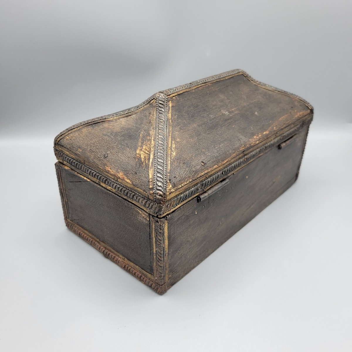 1900's木製フランスアンティークヴィンテージBOX フランス 1900年代 裁縫 木箱 ソーイングボックス アンティーク