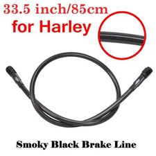 33.5" Front Stainless AN3 Brake Line for Harley Road King Street Glide FLHT FLTR