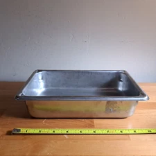 Vollrath Super Pan II 1.8 Quart 3042-2 Steel Pan - 10.25 x 6.25 x 2.5" - No  Lid