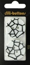 Dill Buttons ~ (0100) - 1 1/8" - 2 ct