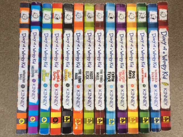 DIARY OF A WIMPY KID series 1 to 14 set Kinney 14 PB lot 5 6 7 8 9