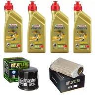 KIT TAGLIANDO HONDA CBF 1000 2011 2016 CASTROL 10W40 FILTRO OLIO ARIA HIFLO