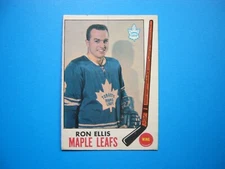 1969/70 O-PEE-CHEE NHL HOCKEY CARD #46 RON ELLIS EX/NM SHARP!! 69/70 OPC