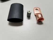 Battery Cable Ends Lugs B Copper Ring Terminals Wire Connectors & Solder Pellets