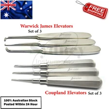 Surgical Tooth Extraction Luxation Elevators Root Canal Dentistry Instruments