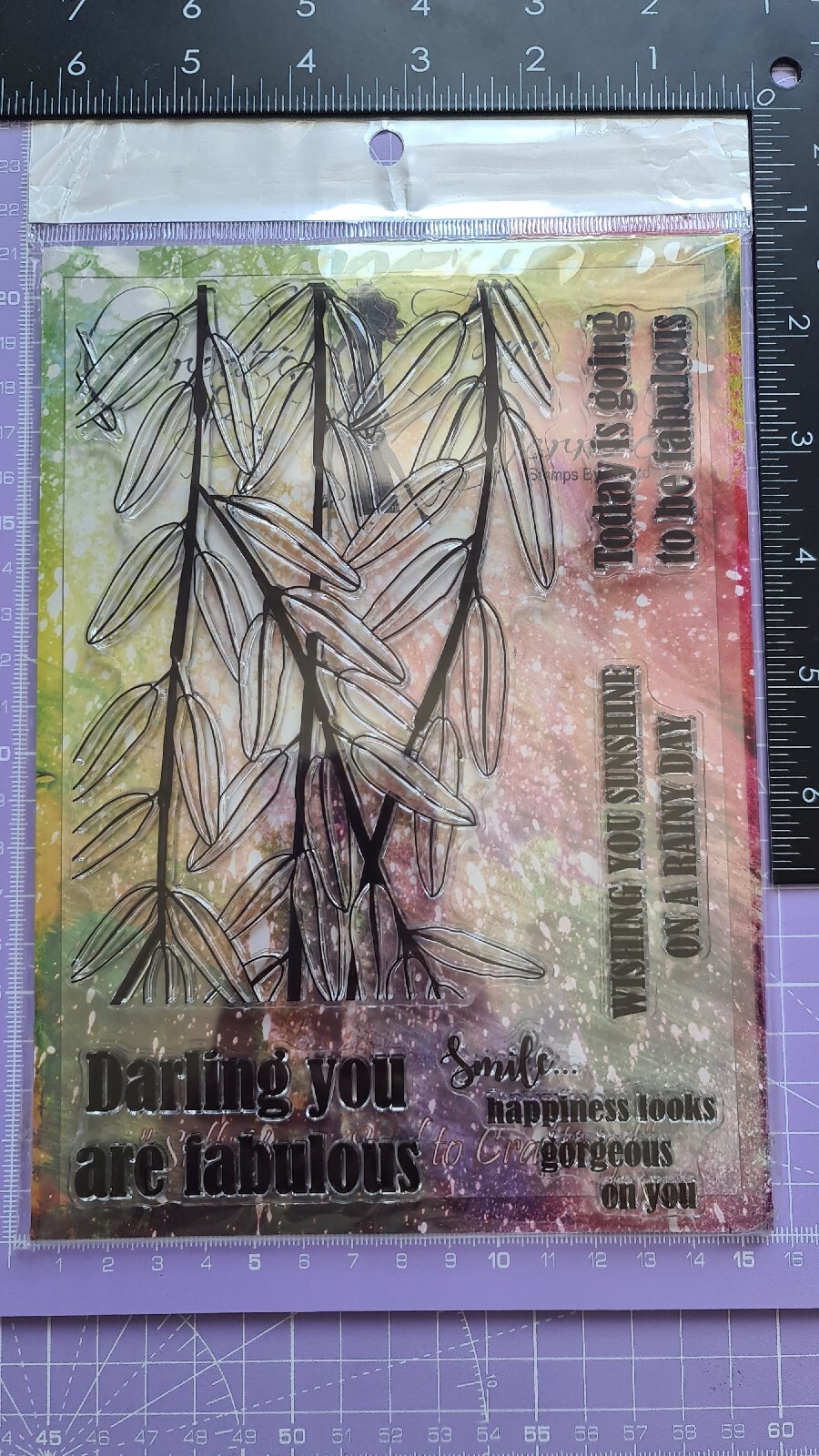 Stamps By Me Toni Darroch Darling You Are Fabulous 5 Clear Stamps