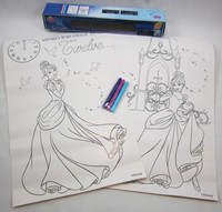 Disney's Cinderella 2 Coloring Posters With 3 Mini-markers Each Poster-15... on sale Disney's Cinderella 2 Coloring Posters With 3 Mini-markers Each Poster-15... on sale