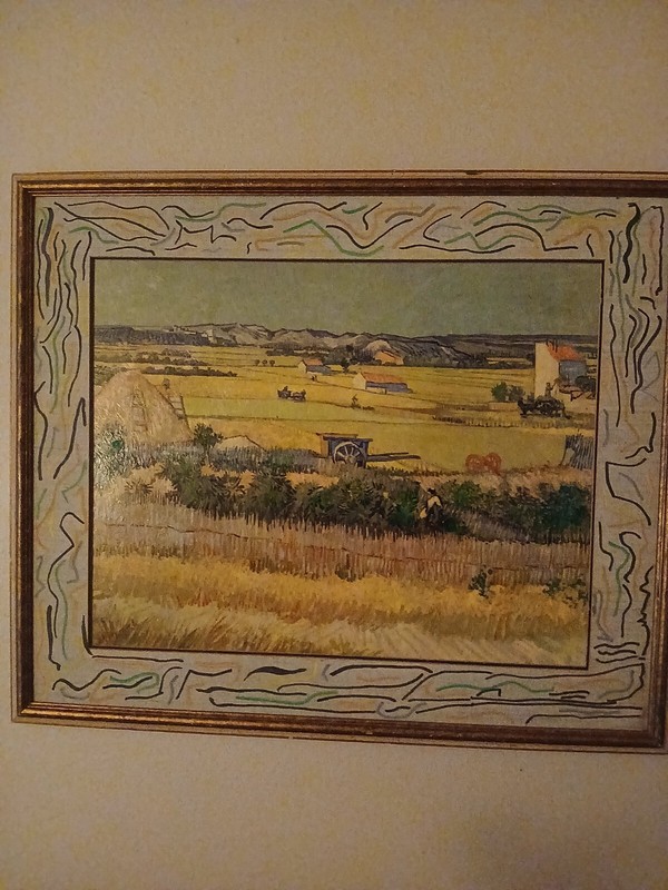  Artwork-Artist Vince Van Gogh Lithograph   Decorative Frame 24"x28"