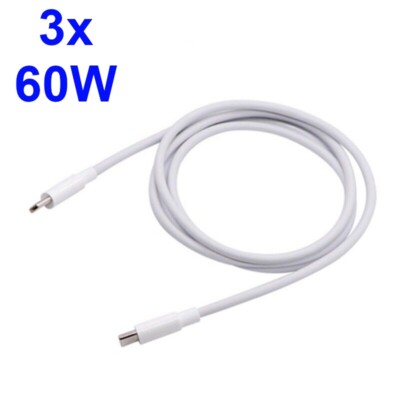 3x 60W USB C auf USB C Ladekabel TYP C Datenkabel für Samsung Huawei Xiaomi