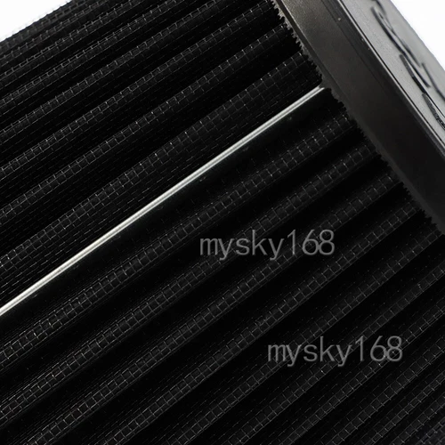 K&N 3' inch Air Filter Open Pod KN Filter Piping High flow Intake 76MM-Black - Picture 6 of 9