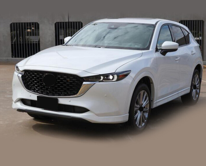 For Mazda CX-5 2022-2024 Chrome Front Bumper Grille Cover