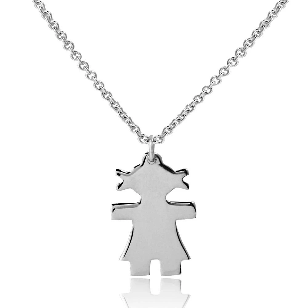 Babygirl necklace shop silver