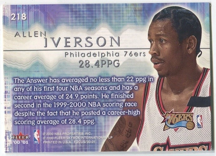 Allen iverson best sale 218